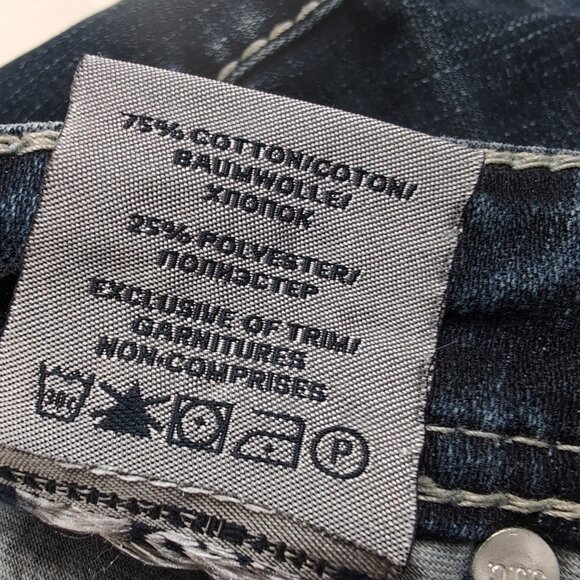 Silver Jeans Women's Blue SUKI Denim Jeans Bootcut Contrast Stitching, Size 36 - Picture 8 of 11